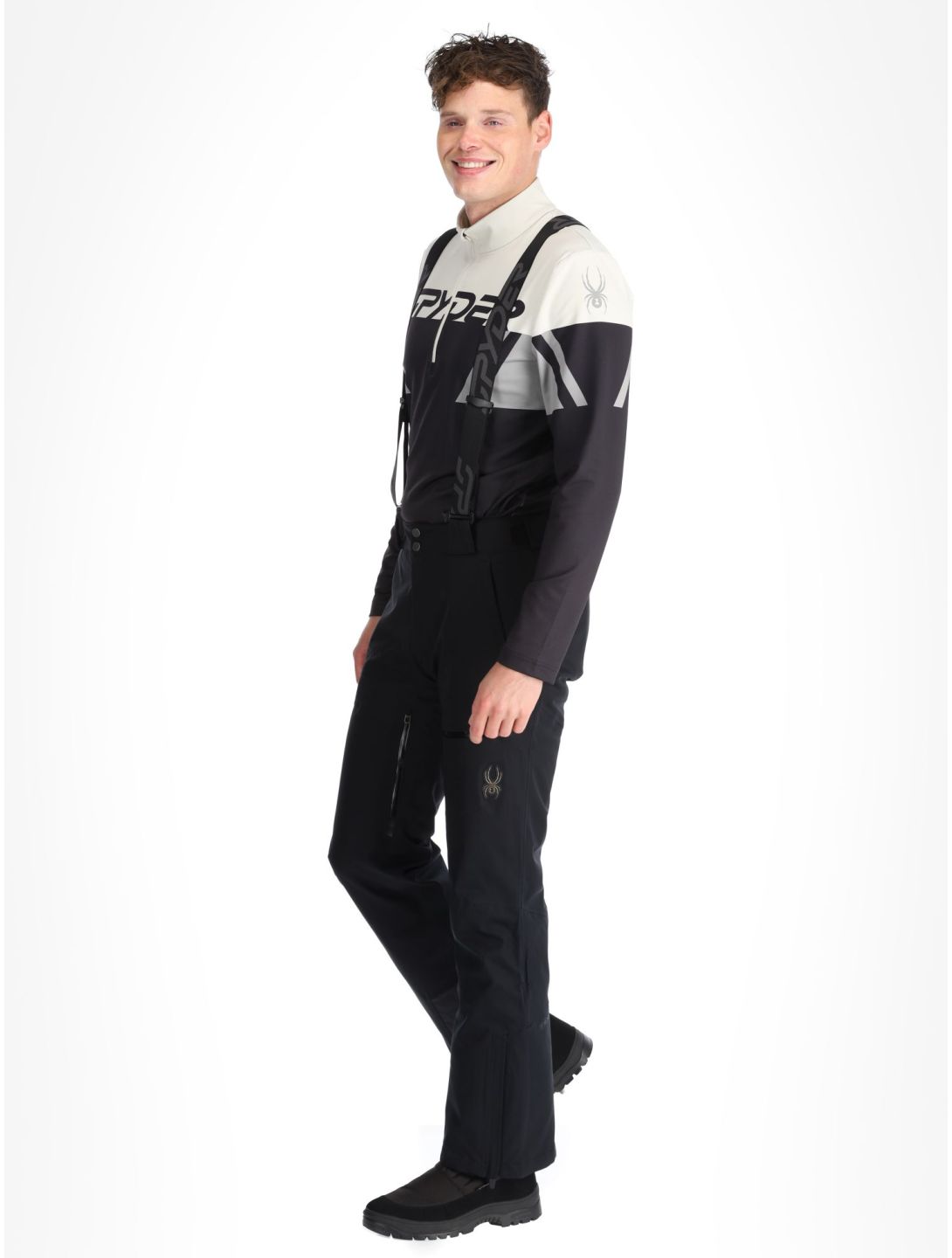 Spyder, Dare ski pants men Black black 