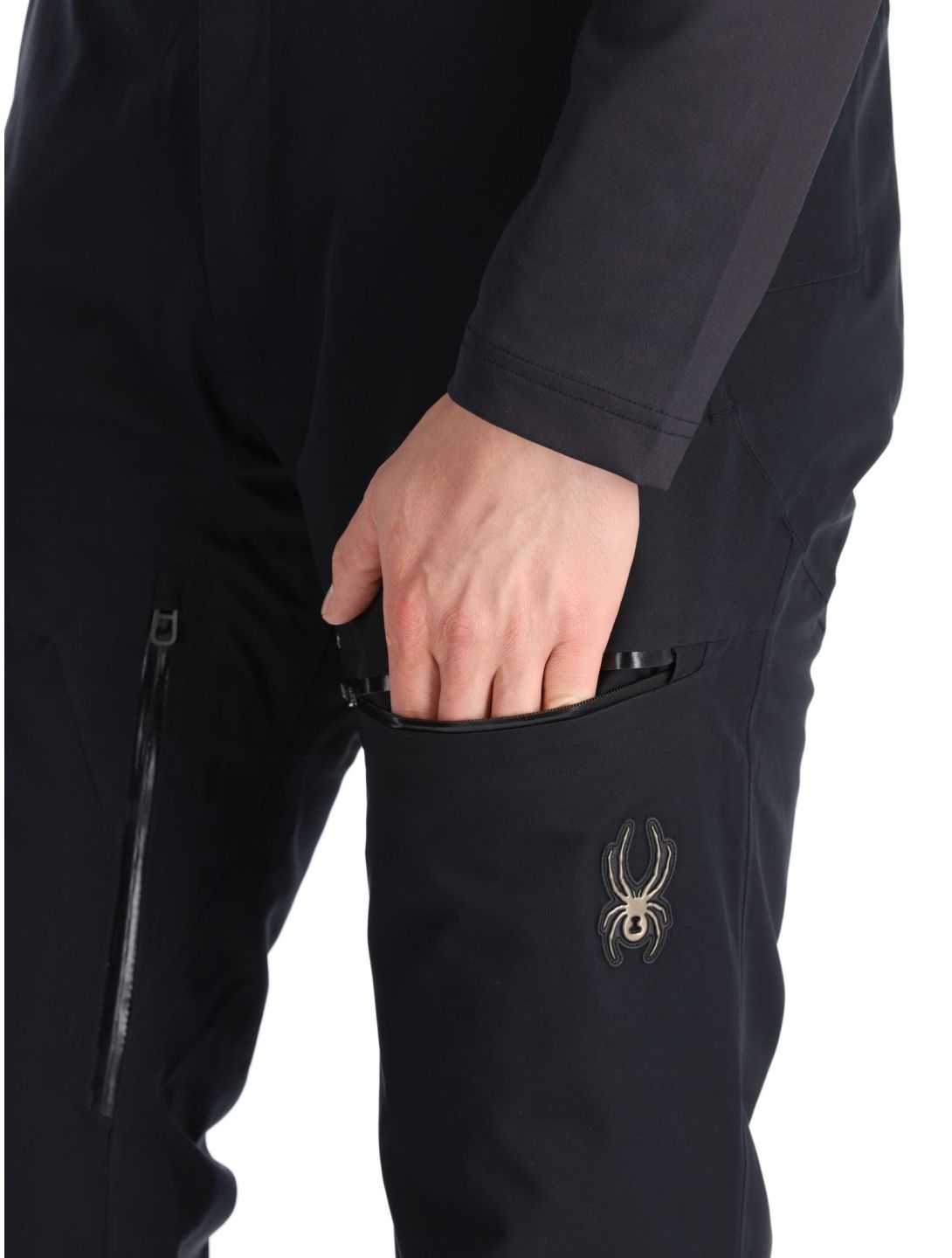 Spyder, Dare ski pants men Black black 