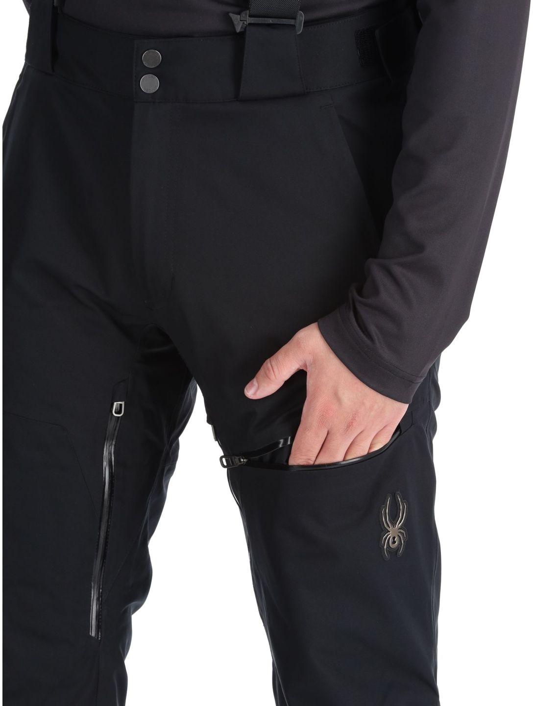 Spyder, Dare ski pants short model men Black black 