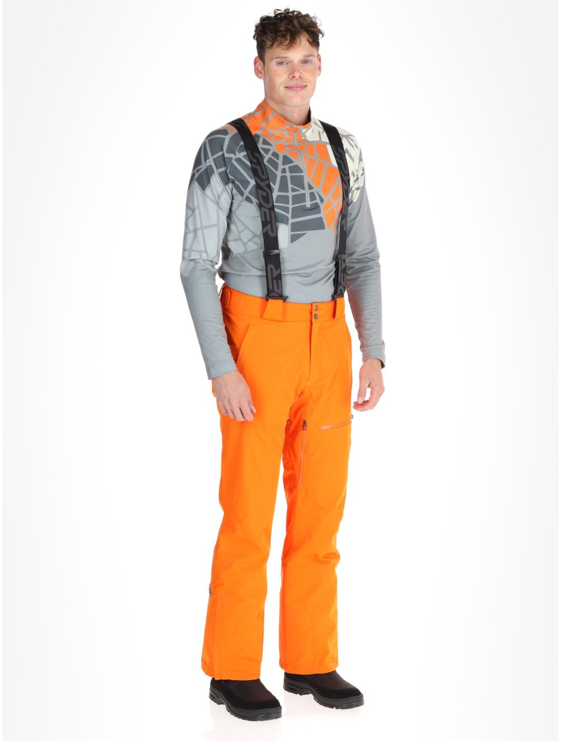 Spyder, Dare ski pants men Orange Shock orange 