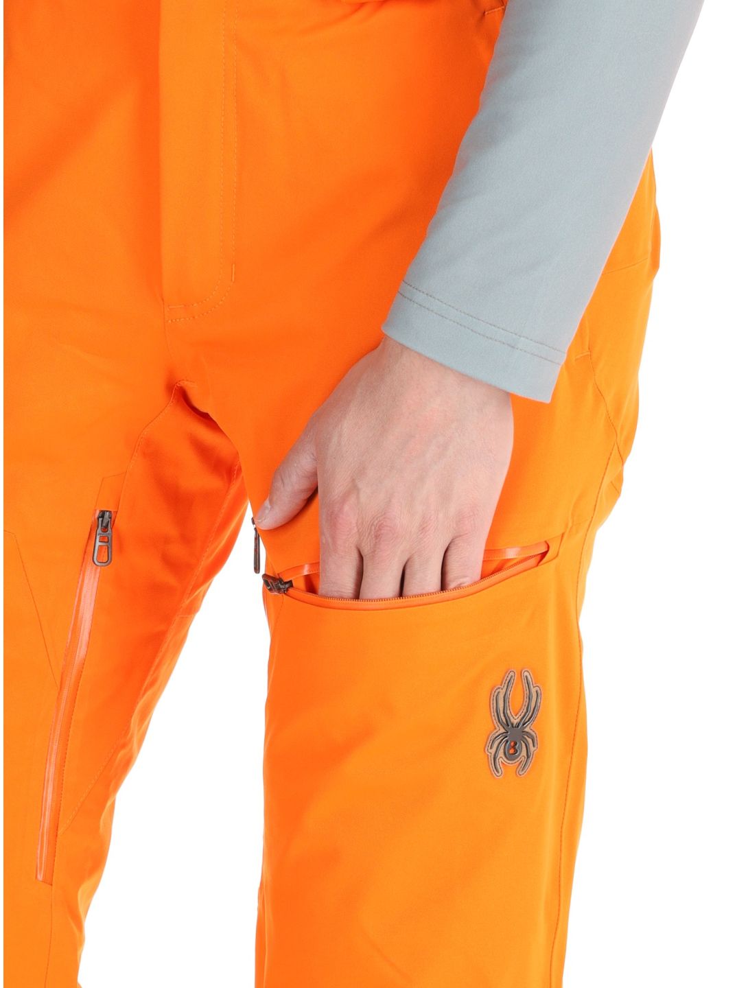 Spyder, Dare ski pants men Orange Shock orange 