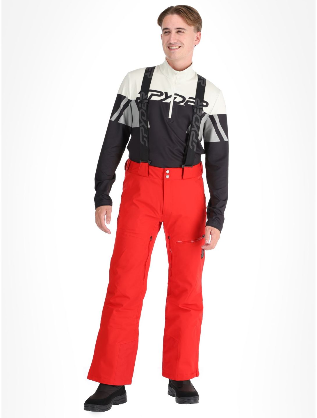 Spyder, Dare ski pants short model men Spyder Red red 