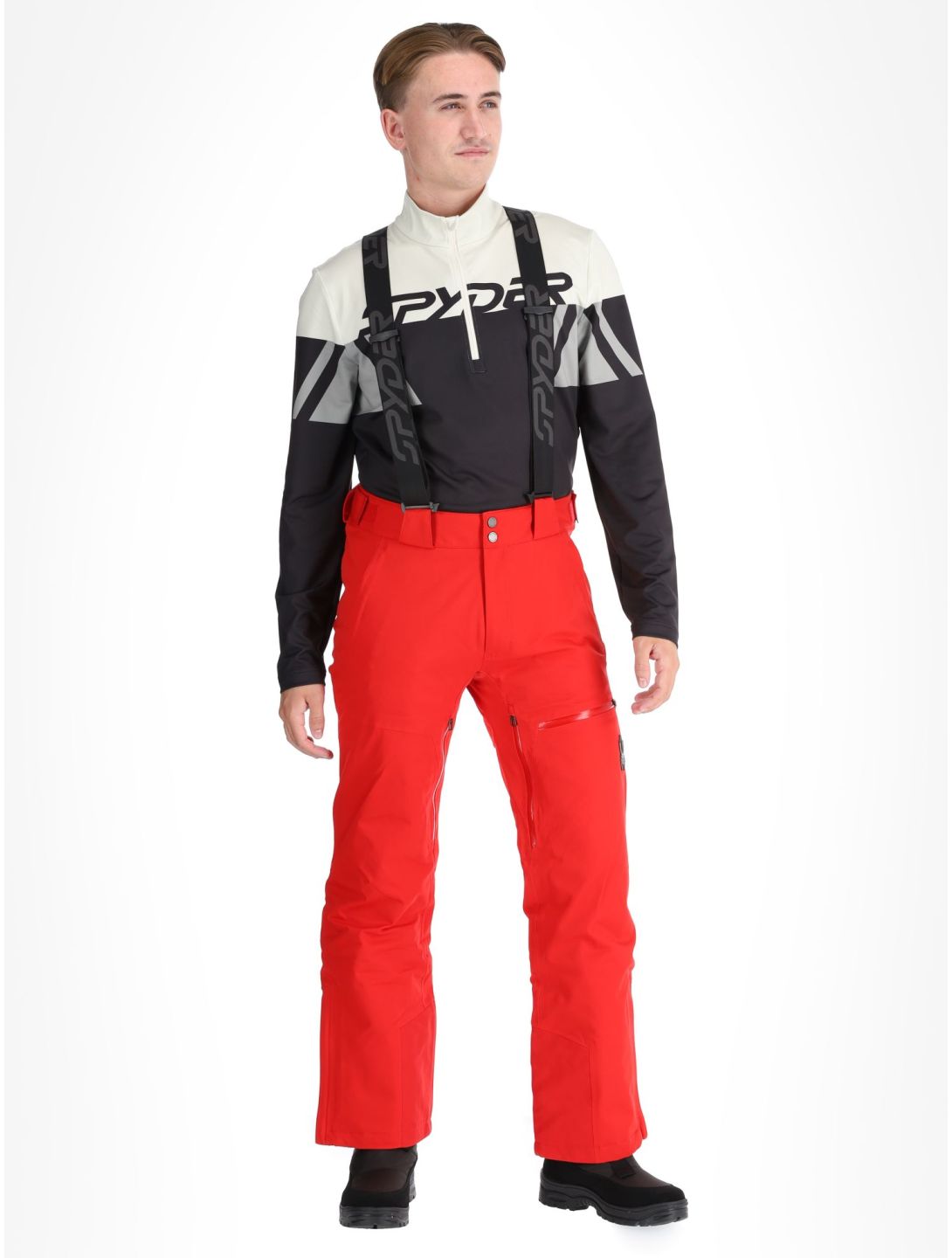 Spyder, Dare ski pants short model men Spyder Red red 