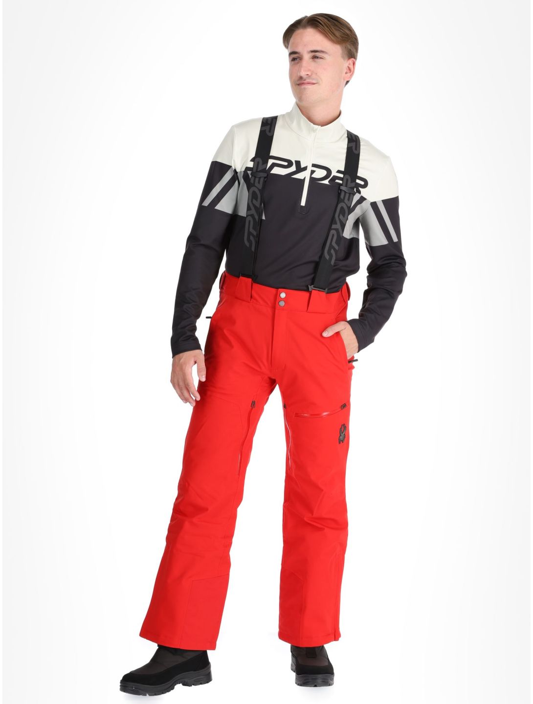 Spyder, Dare ski pants short model men Spyder Red red 