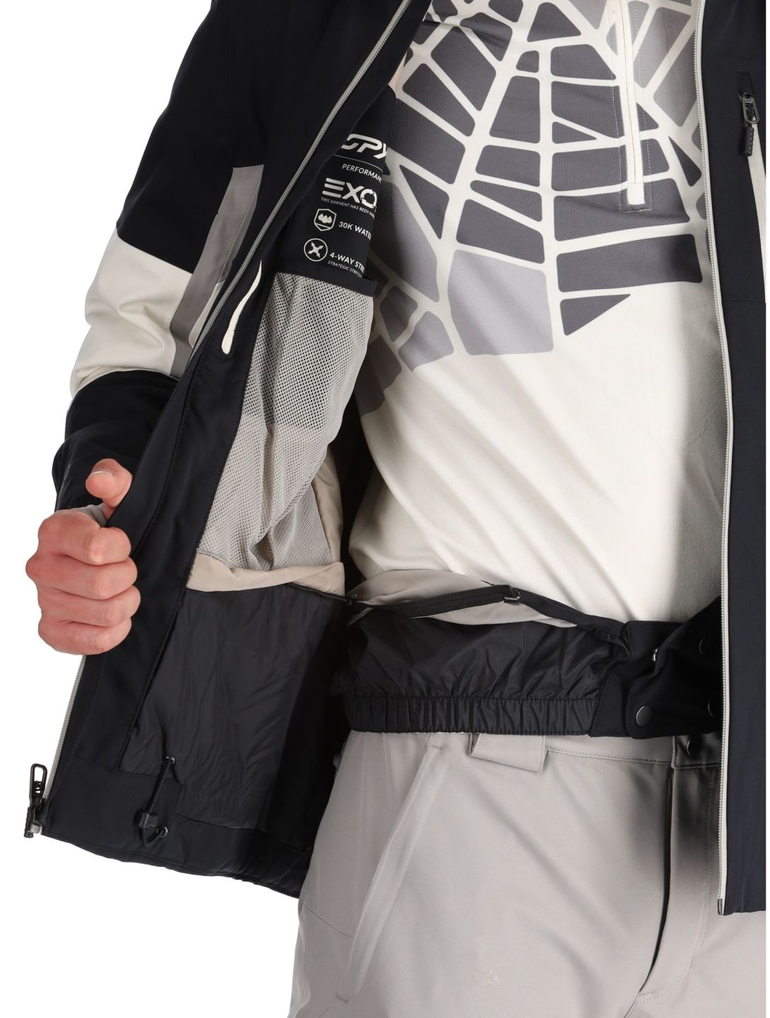 Spyder, Epiphany ski jacket men Black black 