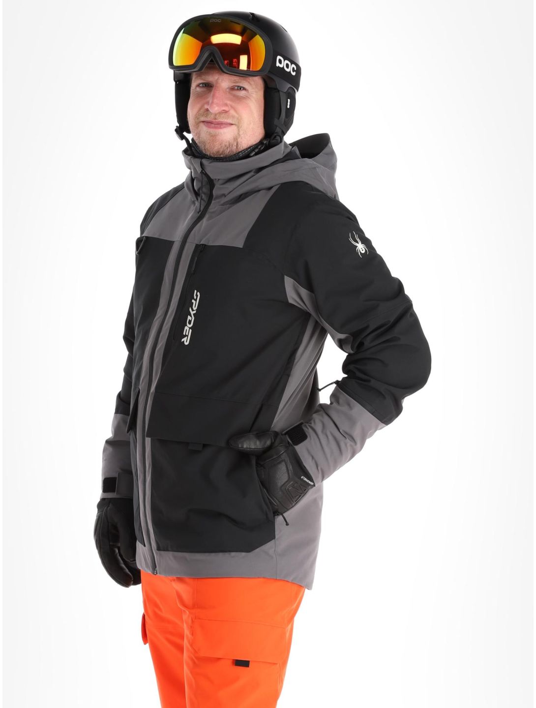 Spyder, Field ski jacket men Black black 