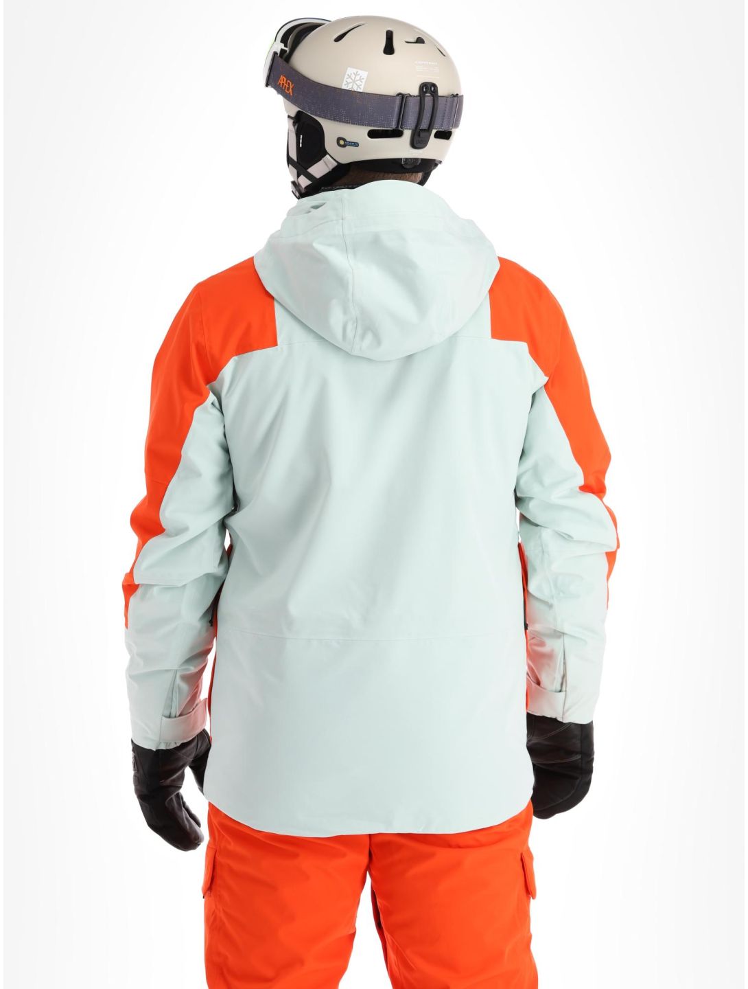 Spyder, Field ski jacket men Twisted Orange green, orange 