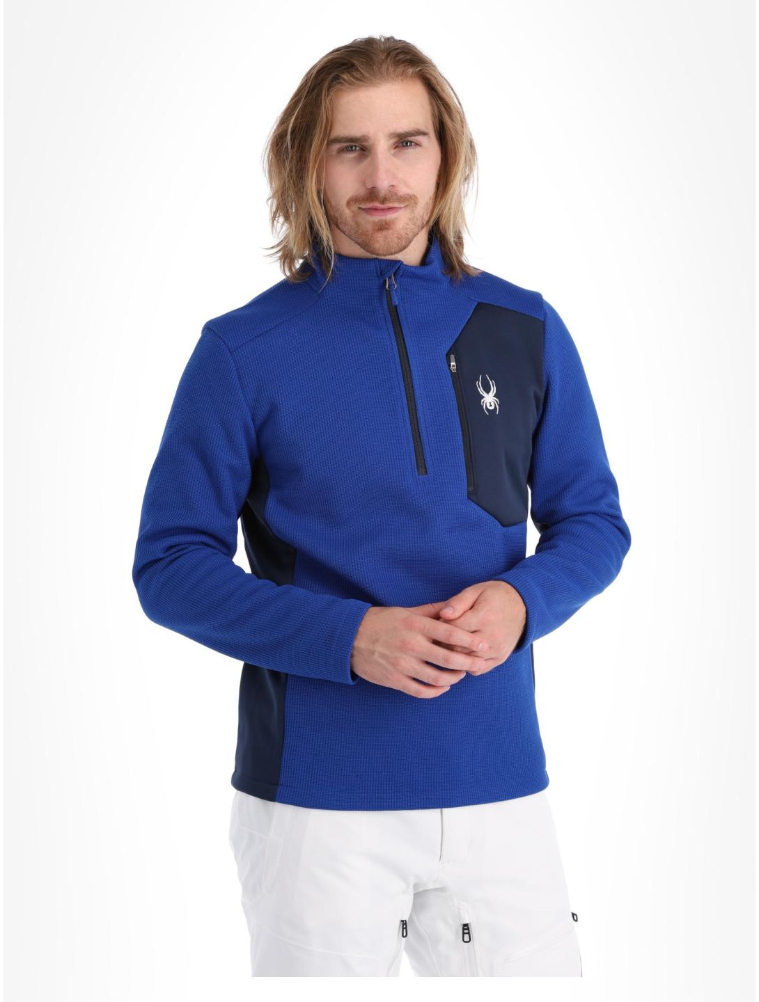 Spyder, Bandit 1/2 Zip pullover men Electric Blue blue 