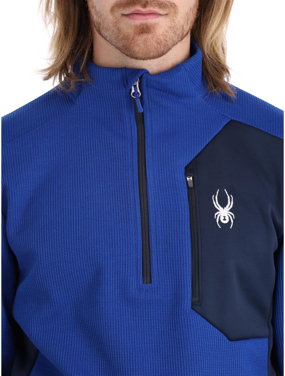 Spyder, Bandit 1/2 Zip pullover men Electric Blue blue 