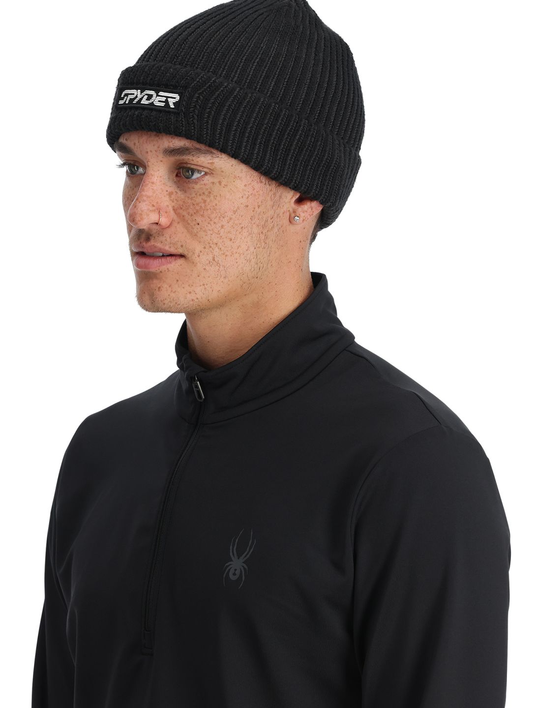 Spyder, Groomers Hat beanie men Black black 