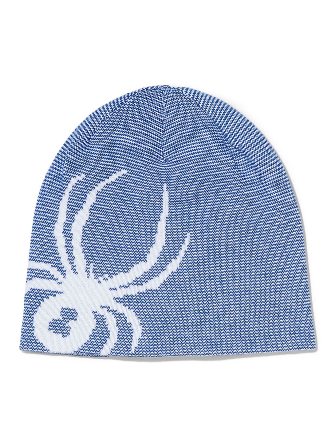 Spyder, Reversible Innsbruck beanie men Electric Blue blue, white 