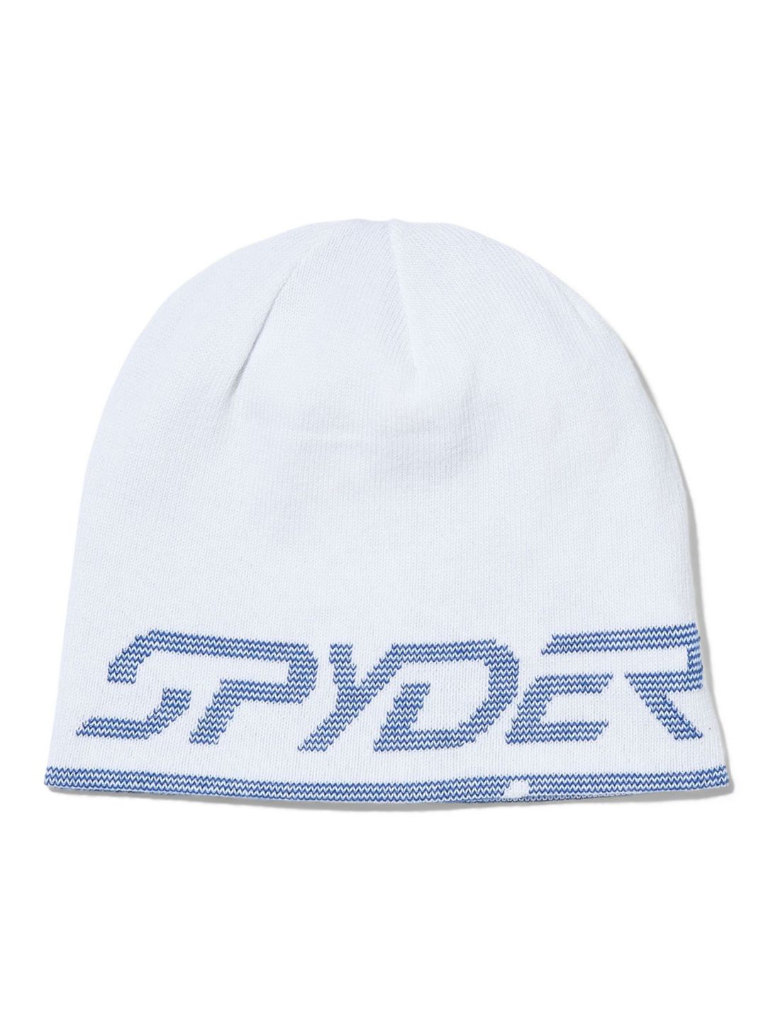 Spyder, Reversible Innsbruck beanie men Electric Blue blue, white 