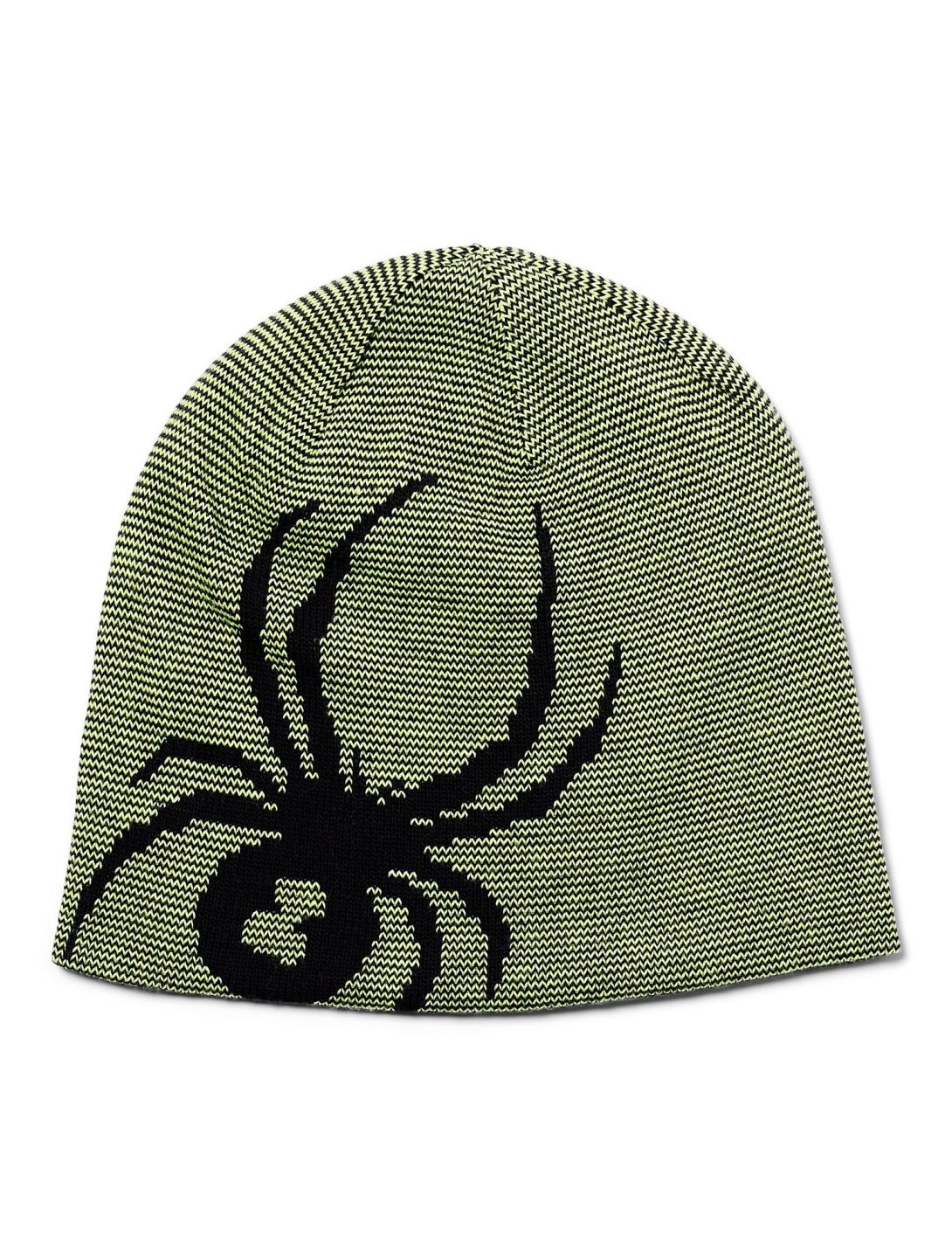 Spyder, Reversible Bug beanie kids Lime Ice yellow 