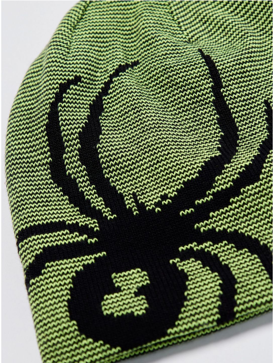 Spyder, Reversible Bug beanie kids Lime Ice yellow 