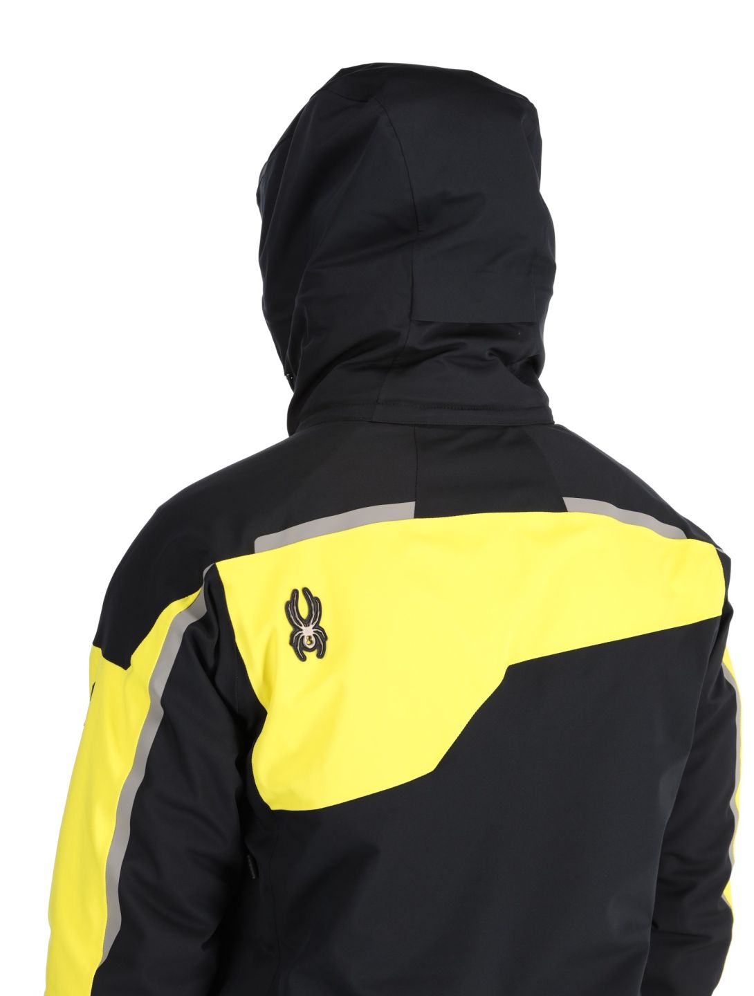 Spyder, Leader ski jacket men Acid Yellow black, yellow 