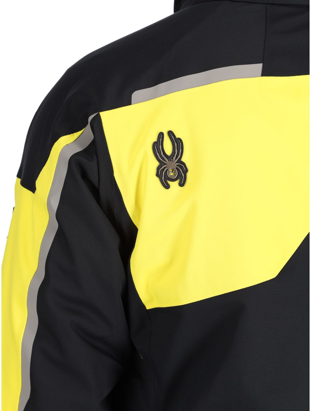 Spyder, Leader ski jacket men Acid Yellow black, yellow 