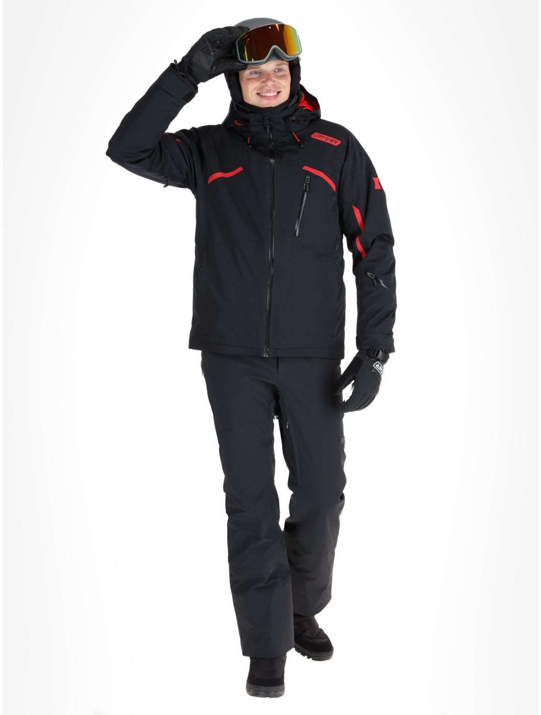 Spyder, Leader ski jacket men Black black 