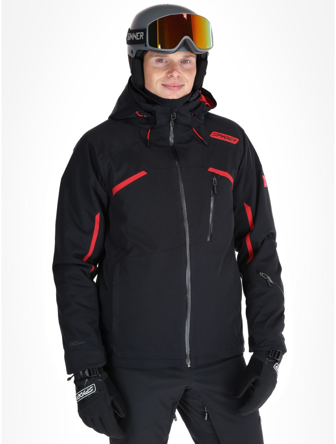 Spyder, Leader ski jacket men Black black 