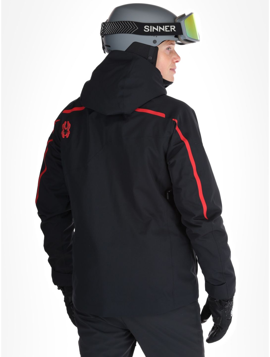 Spyder, Leader ski jacket men Black black 