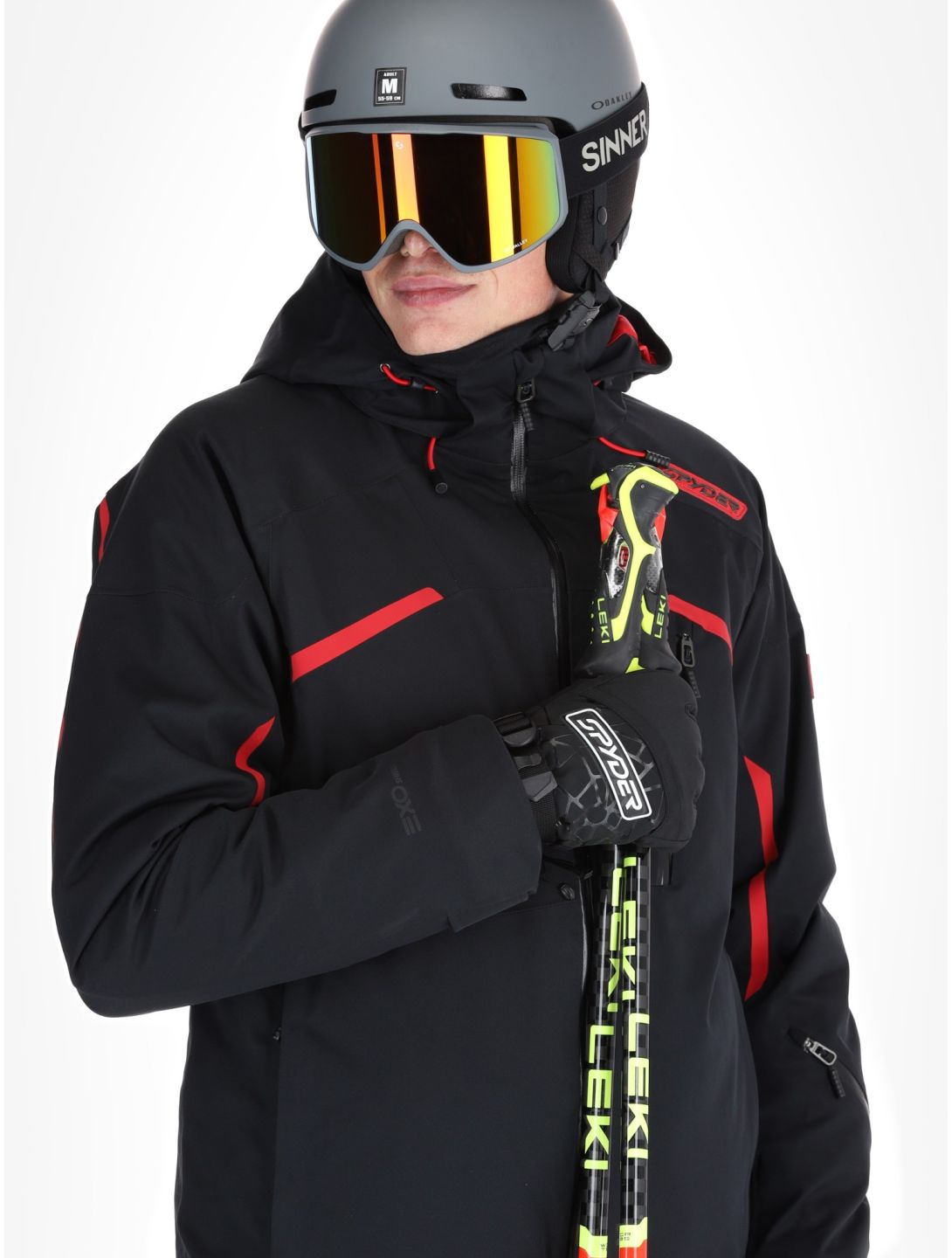 Spyder, Leader ski jacket men Black black 