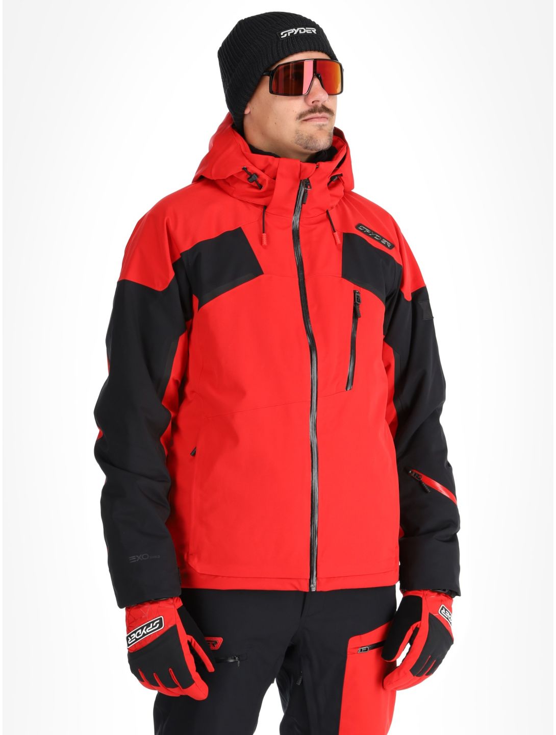 Spyder, Leader ski jacket men Spyder Red black, red 