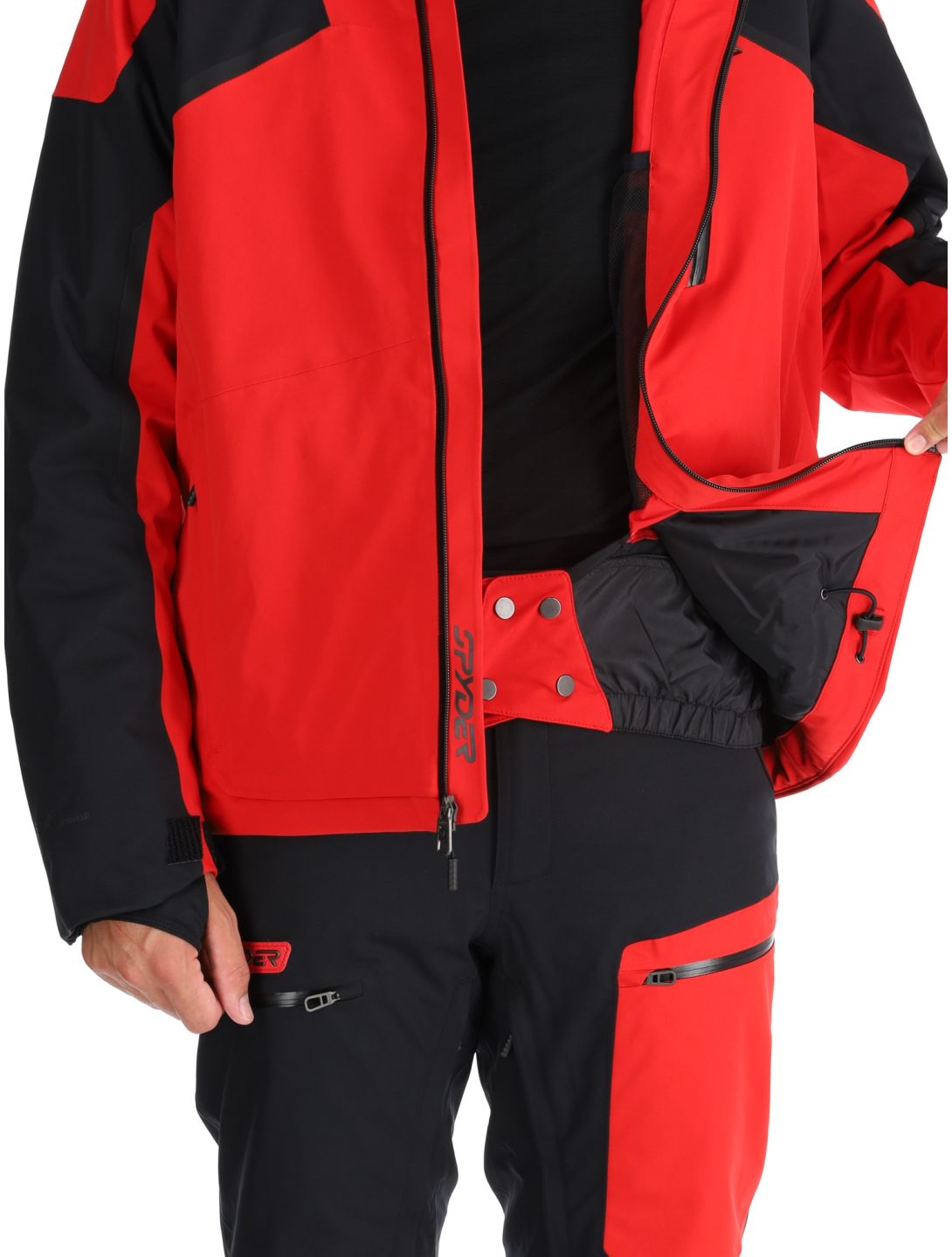 Spyder, Leader ski jacket men Spyder Red black, red 