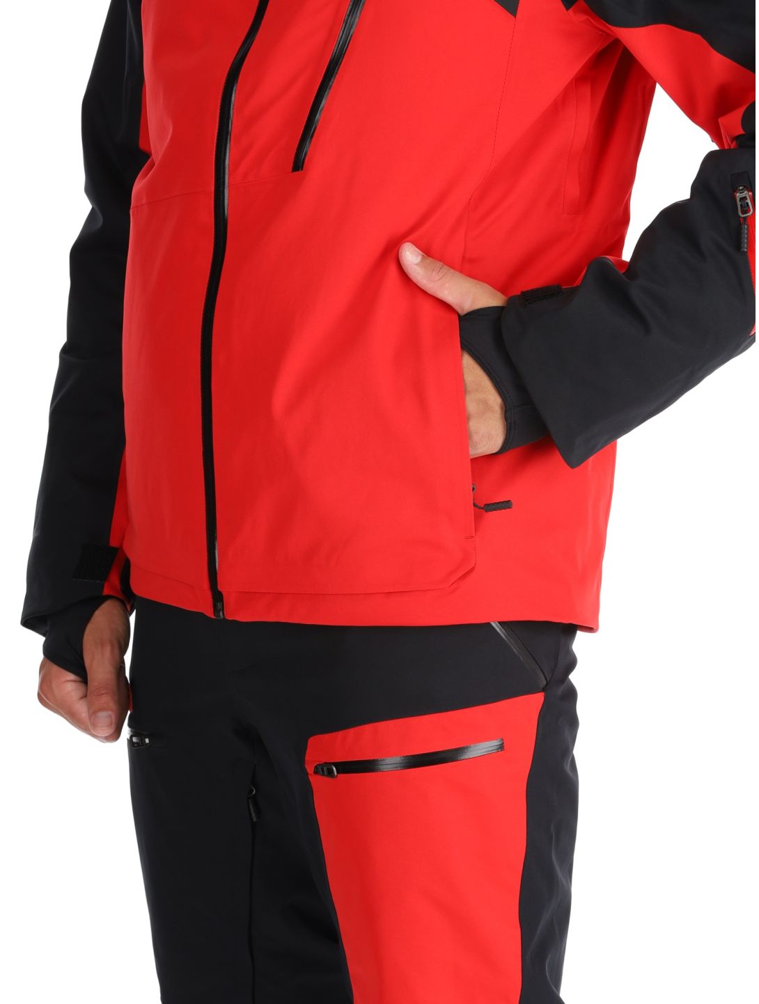 Spyder, Leader ski jacket men Spyder Red black, red 