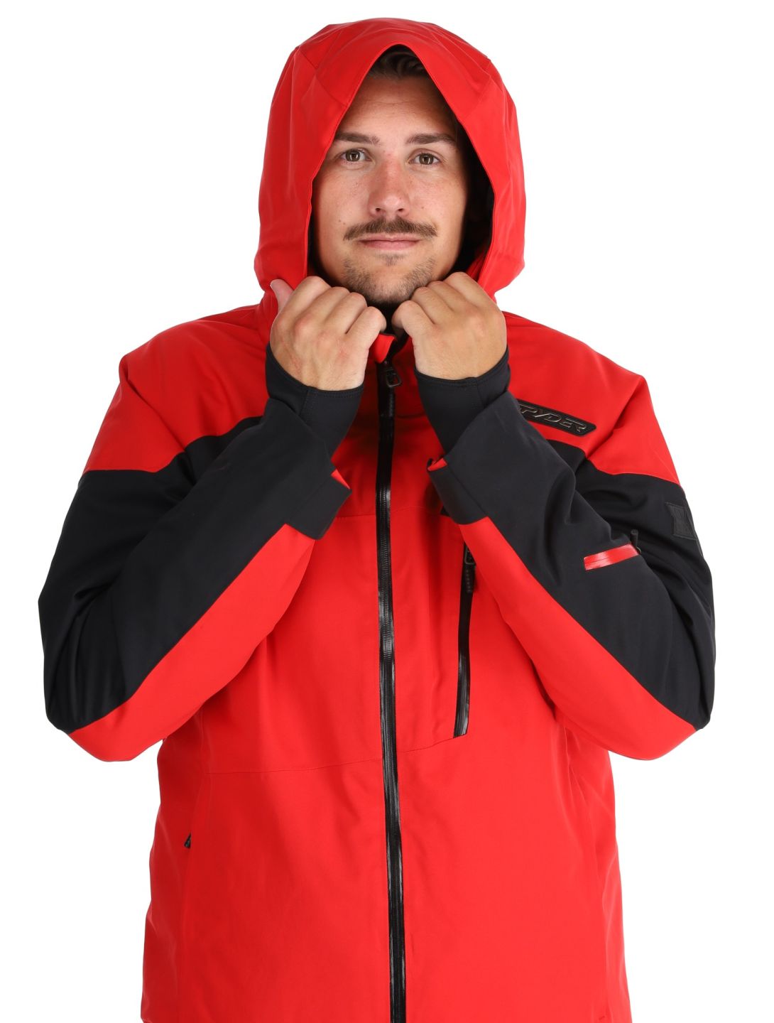 Spyder, Leader ski jacket men Spyder Red black, red 