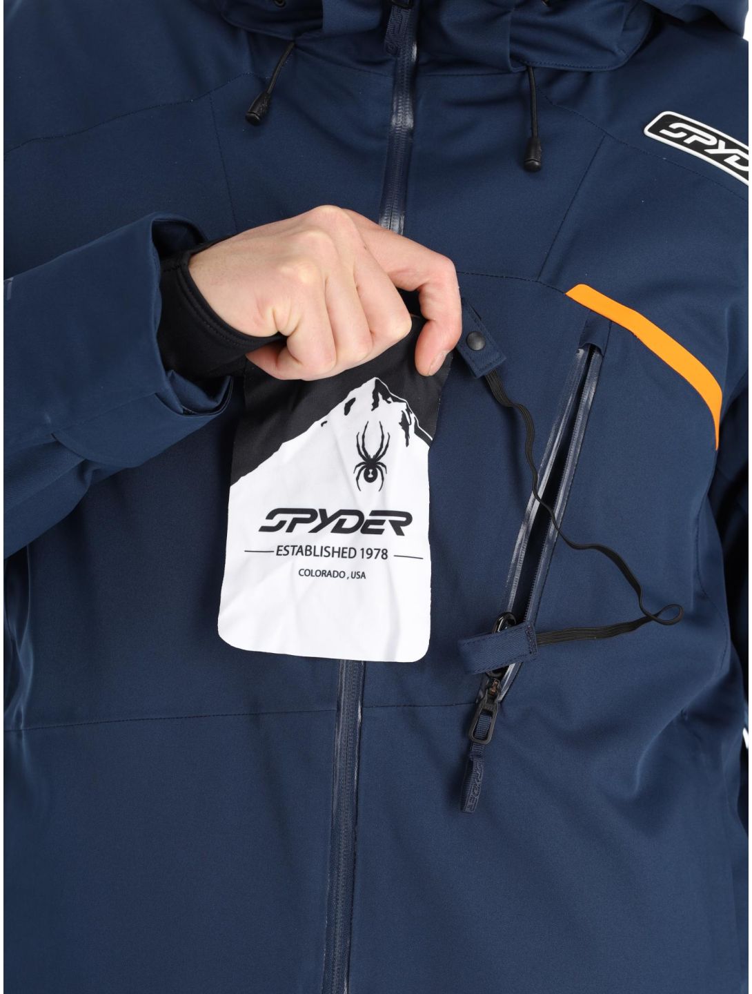 Spyder, Leader ski jacket men True Navy blue 