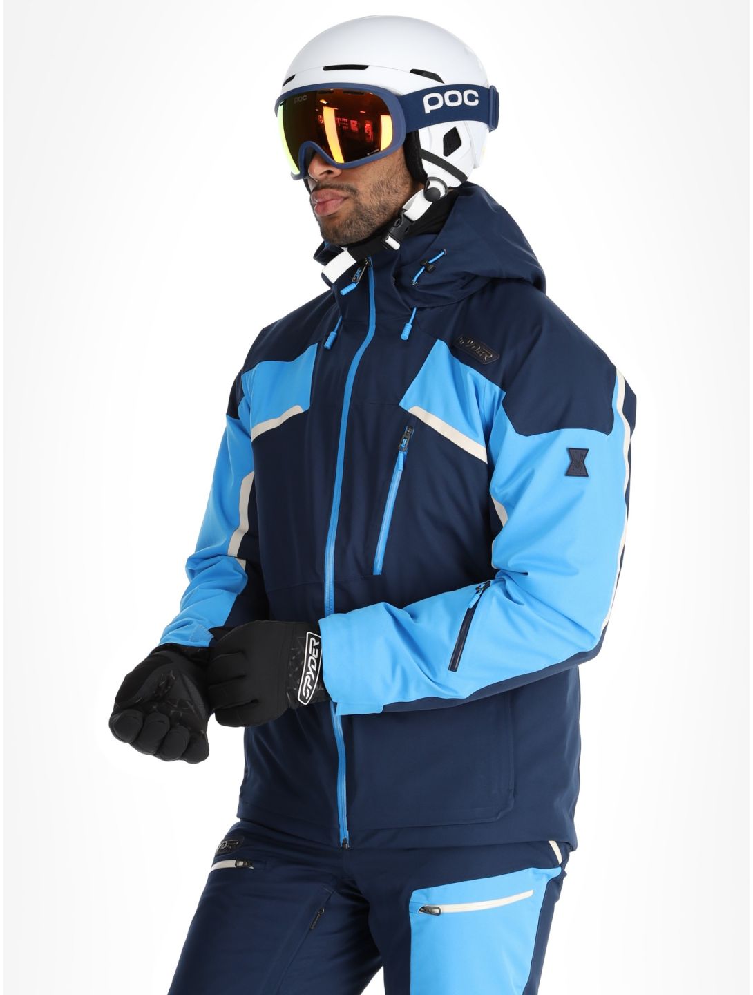 Spyder, Leader ski jacket men True Navy blue 