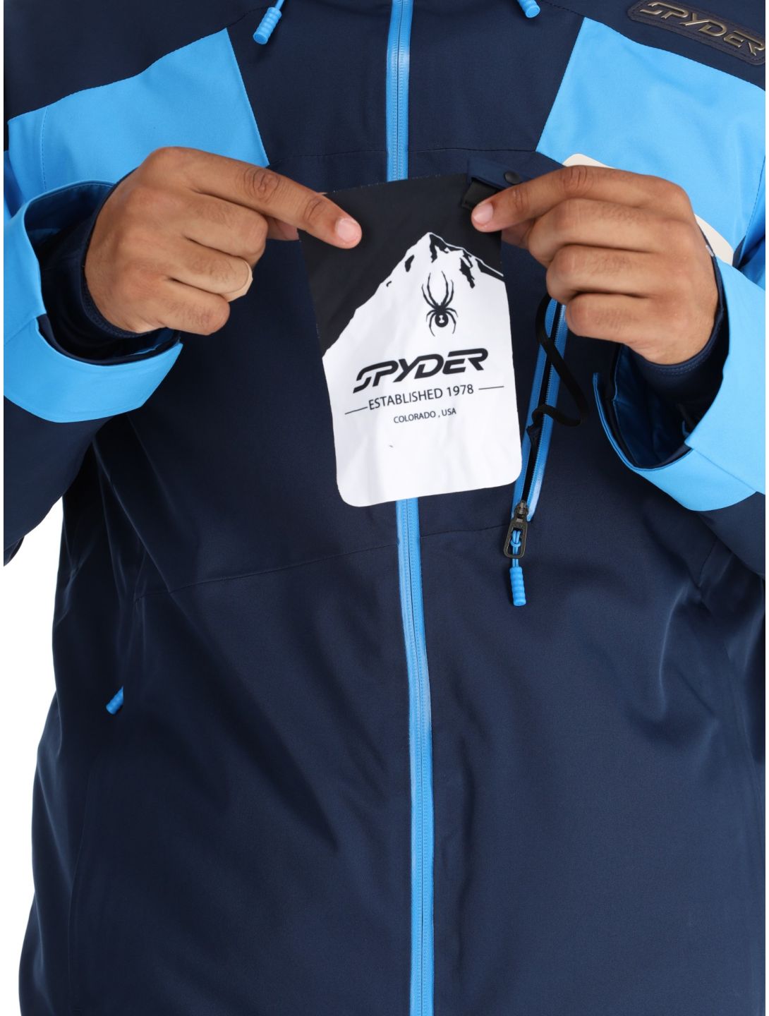 Spyder, Leader ski jacket men True Navy blue 