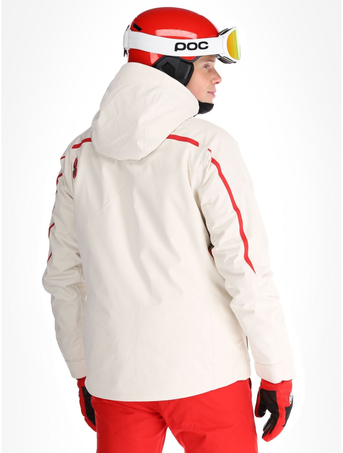 Spyder, Leader ski jacket men Vanilla Latte beige 