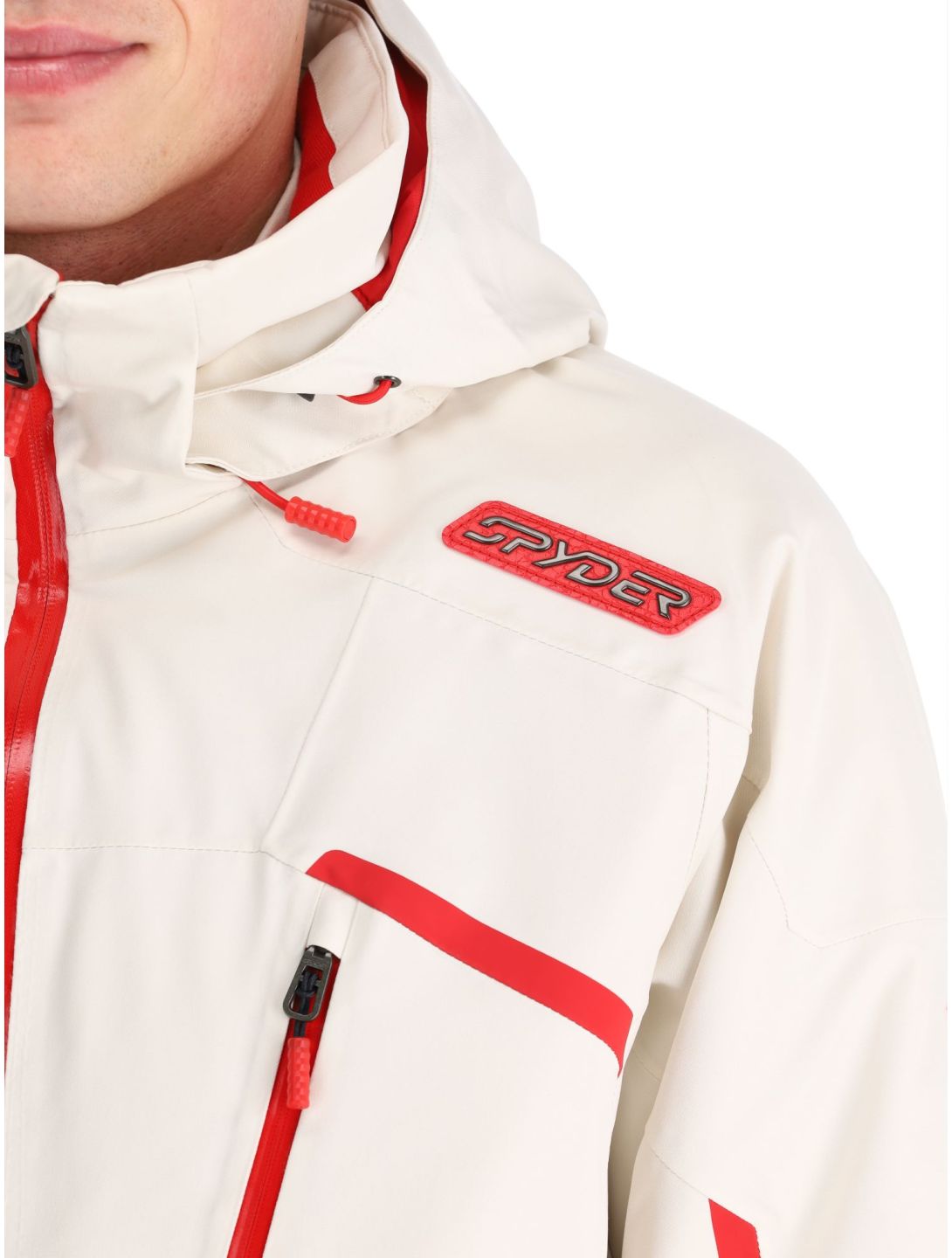 Spyder, Leader ski jacket men Vanilla Latte beige 