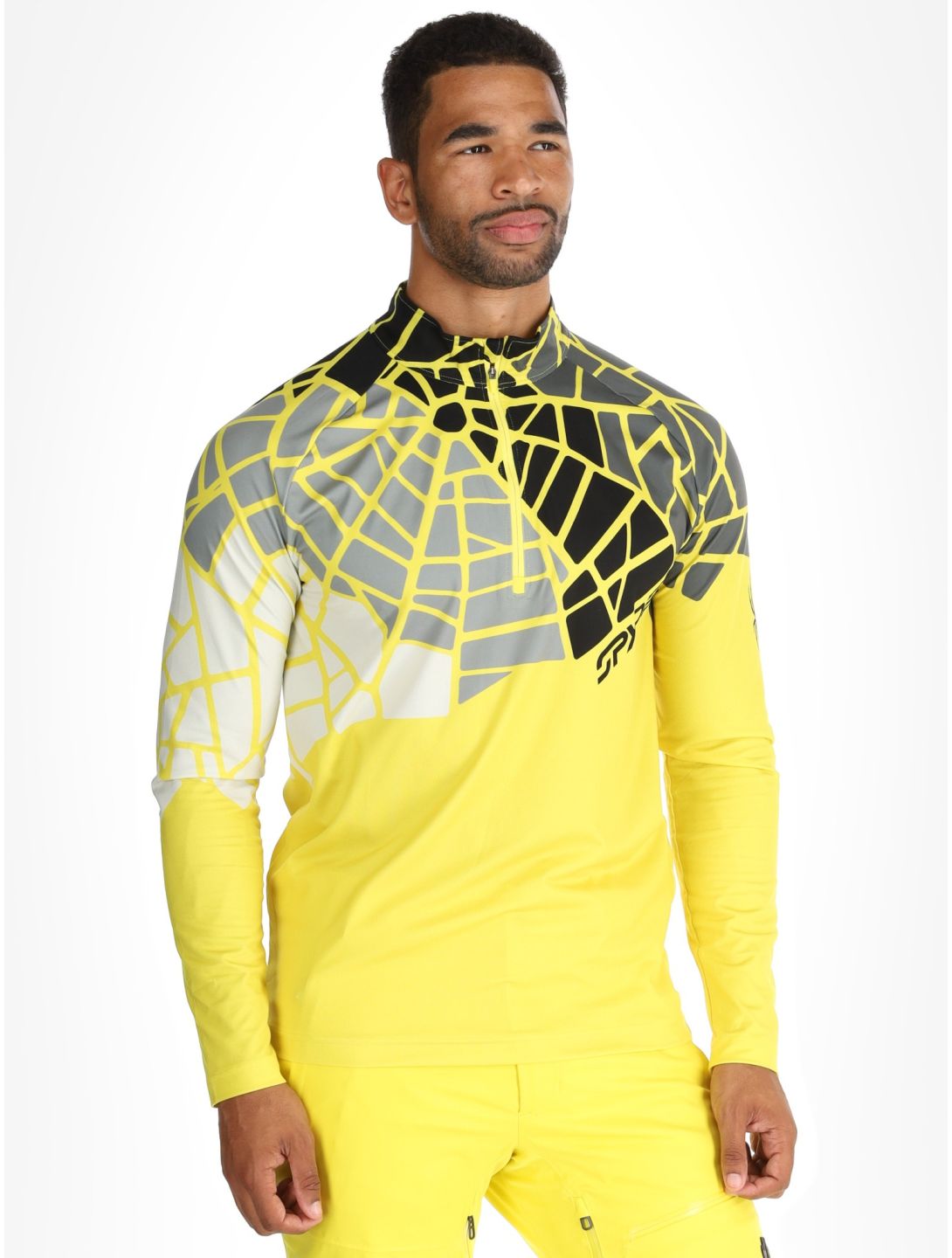 Spyder, Legacy 1/2 Zip pullover men Acid Yellow yellow 