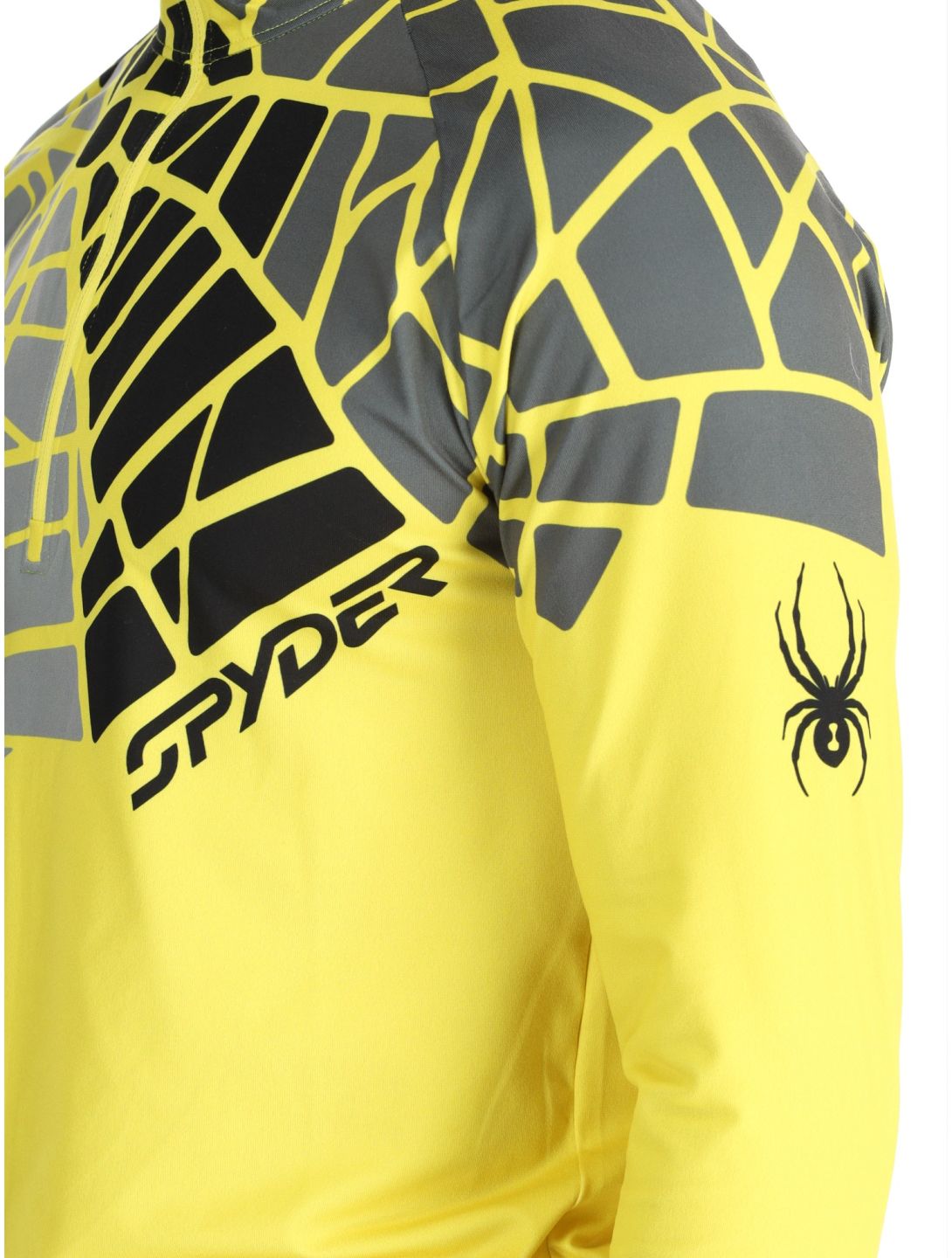 Spyder, Legacy 1/2 Zip pullover men Acid Yellow yellow 