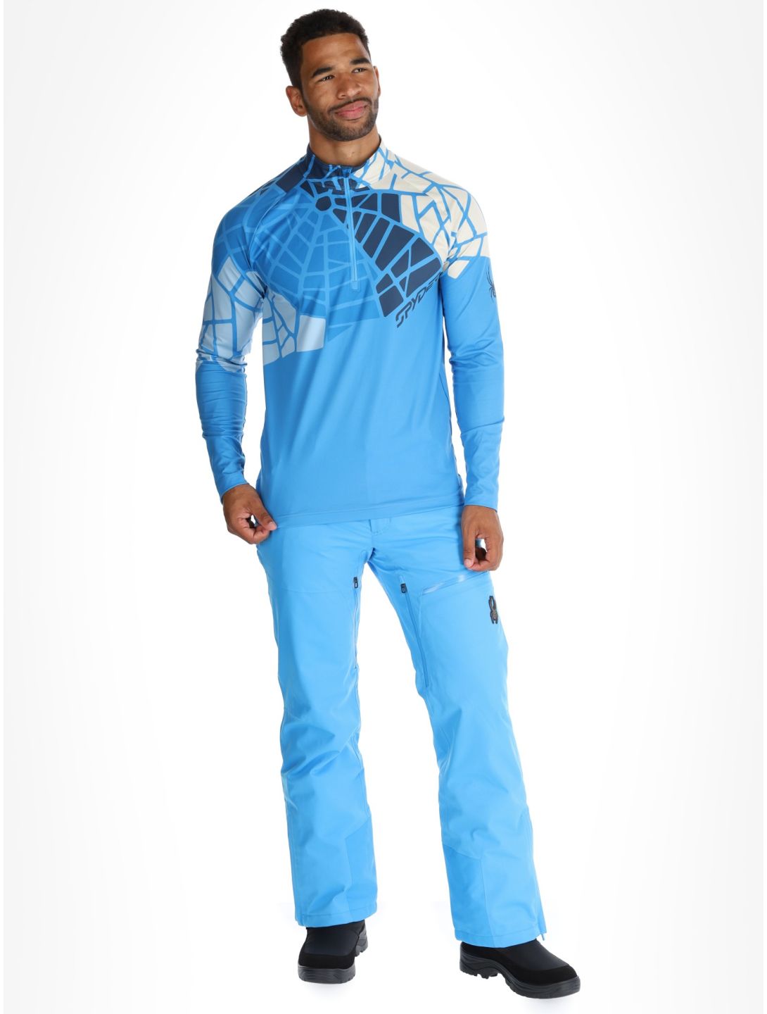 Spyder, Legacy 1/2 Zip pullover men Aether Blue blue 