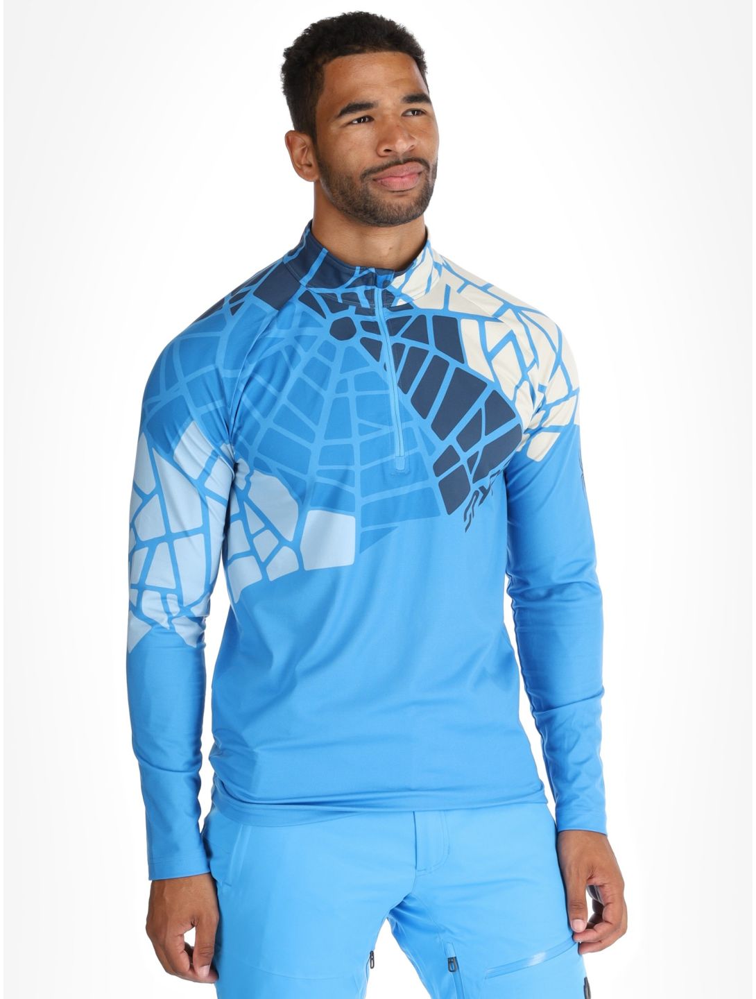 Spyder, Legacy 1/2 Zip pullover men Aether Blue blue 