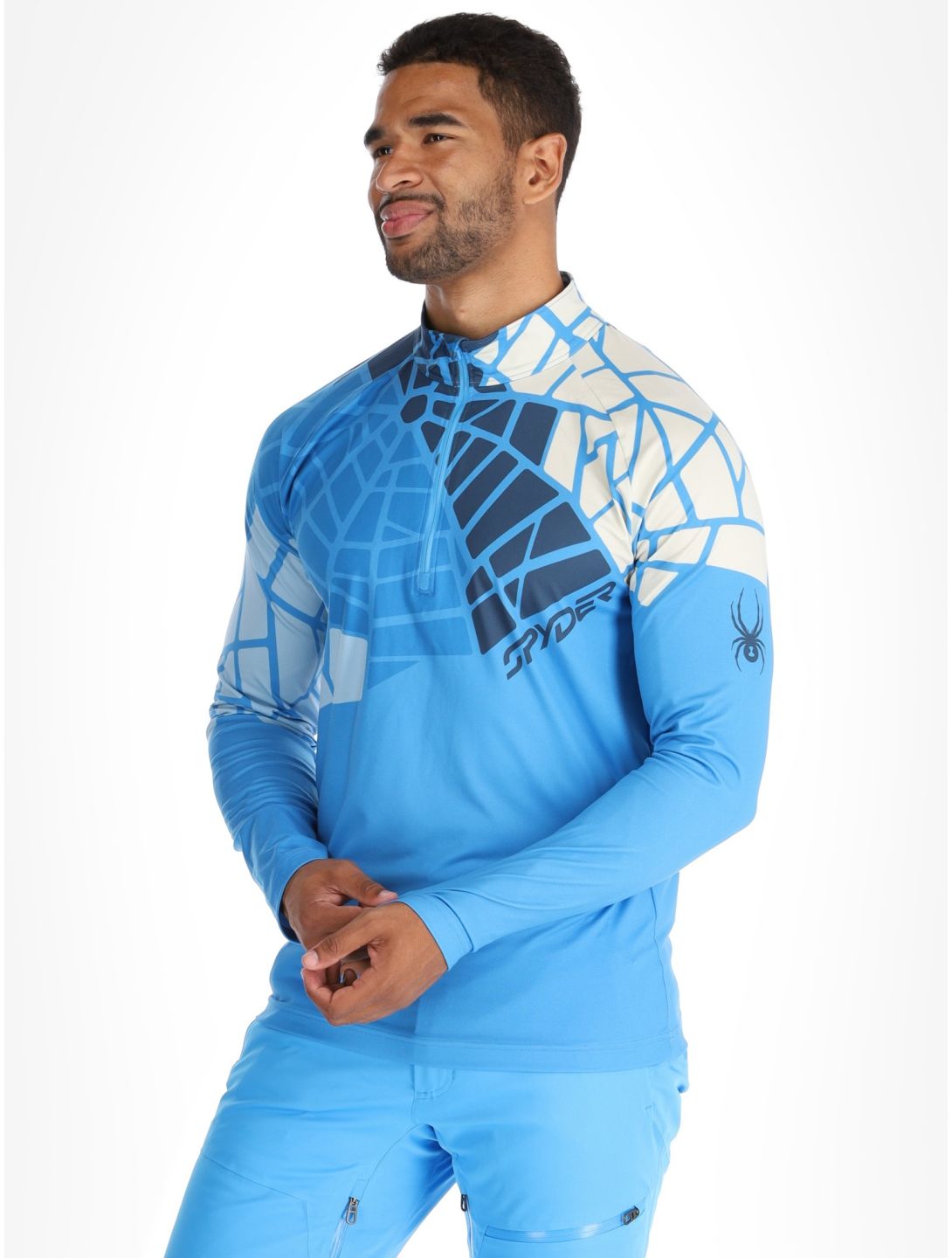 Spyder, Legacy 1/2 Zip pullover men Aether Blue blue 