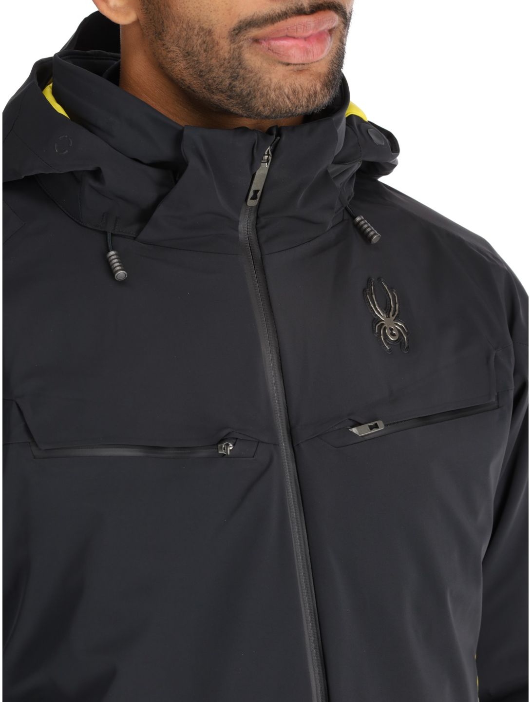 Spyder, Monterosa ski jacket men Black black 