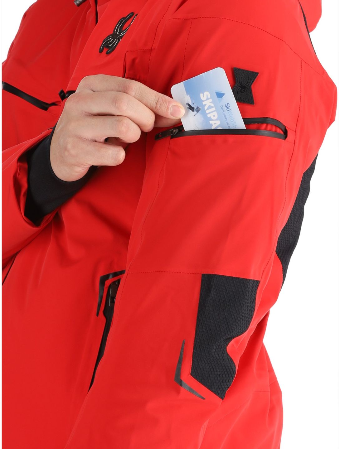 Spyder, Monterosa ski jacket men Spyder Red red 