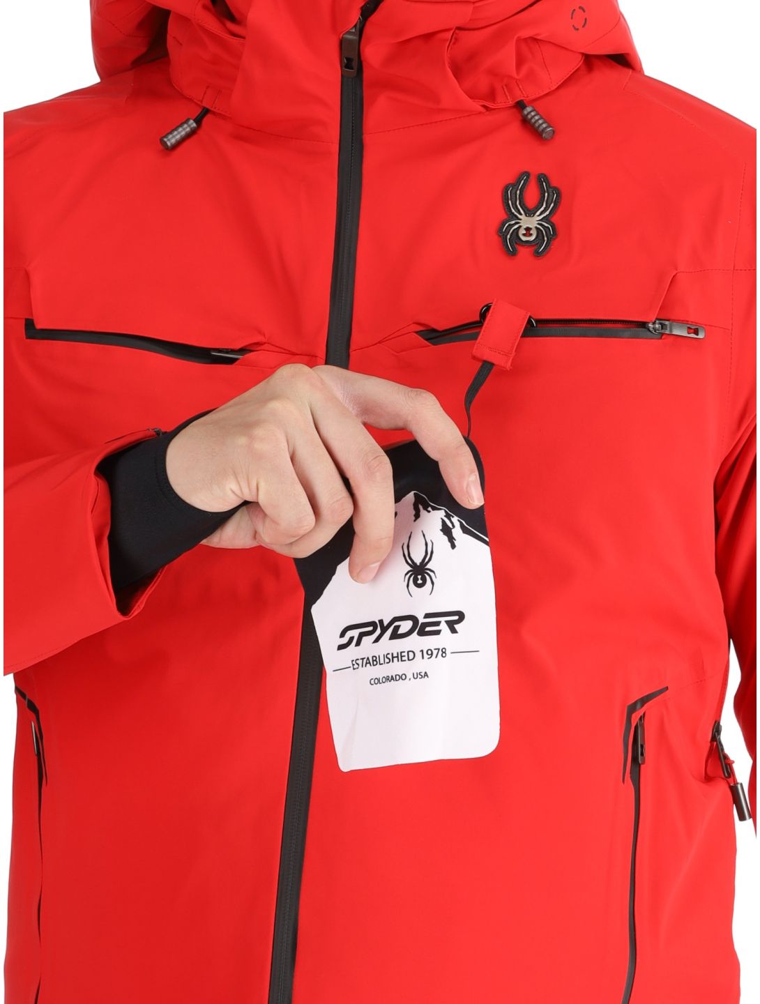 Spyder, Monterosa ski jacket men Spyder Red red 