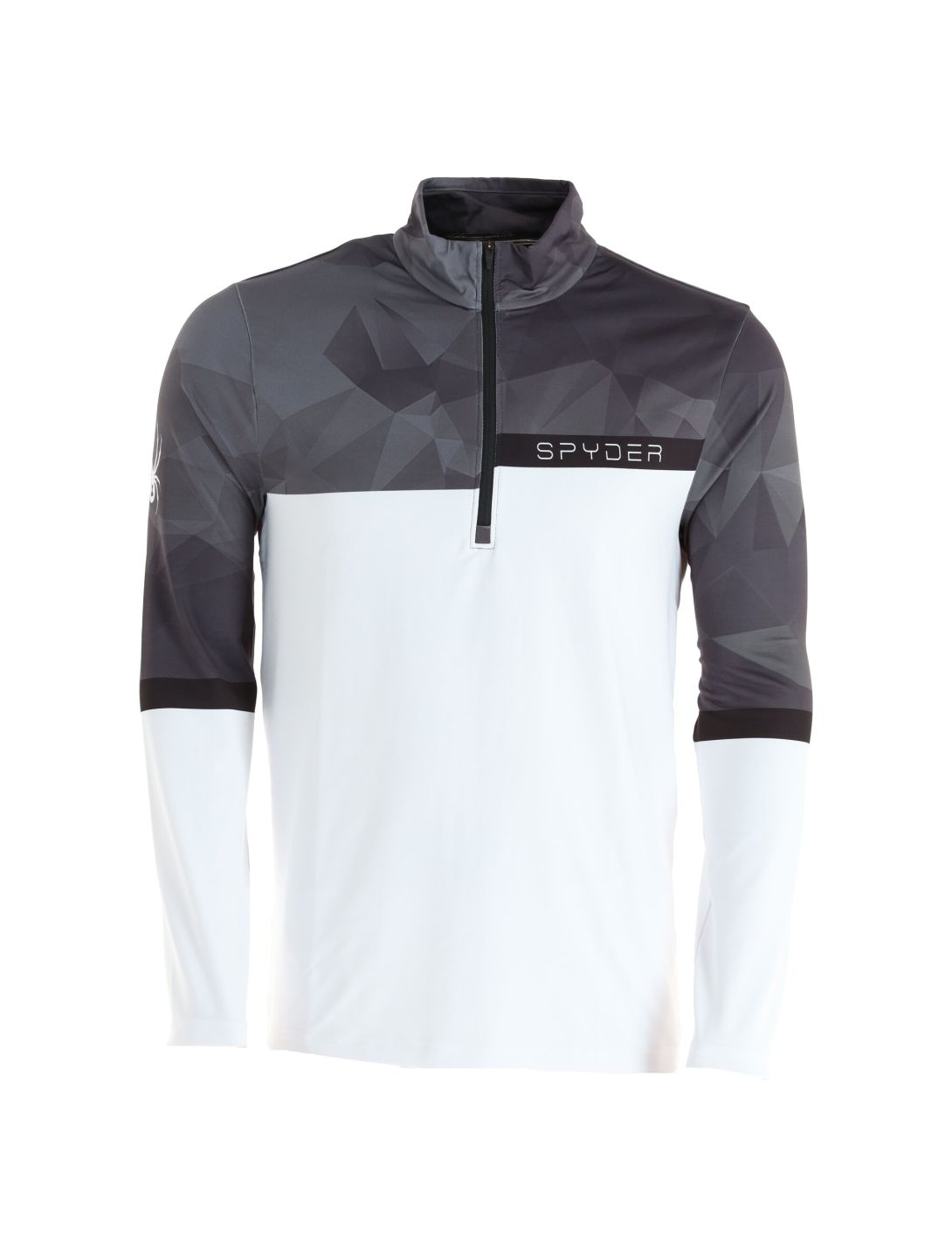 Spyder, Paramount pullover men white/black