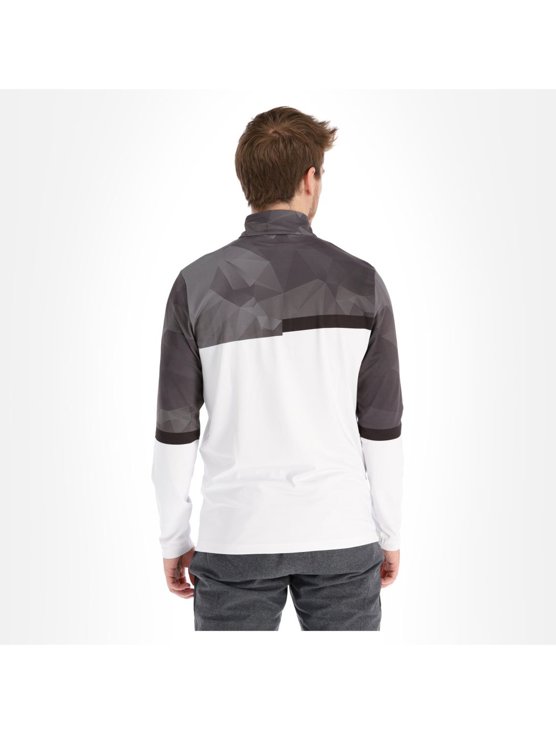 Spyder, Paramount pullover men white/black