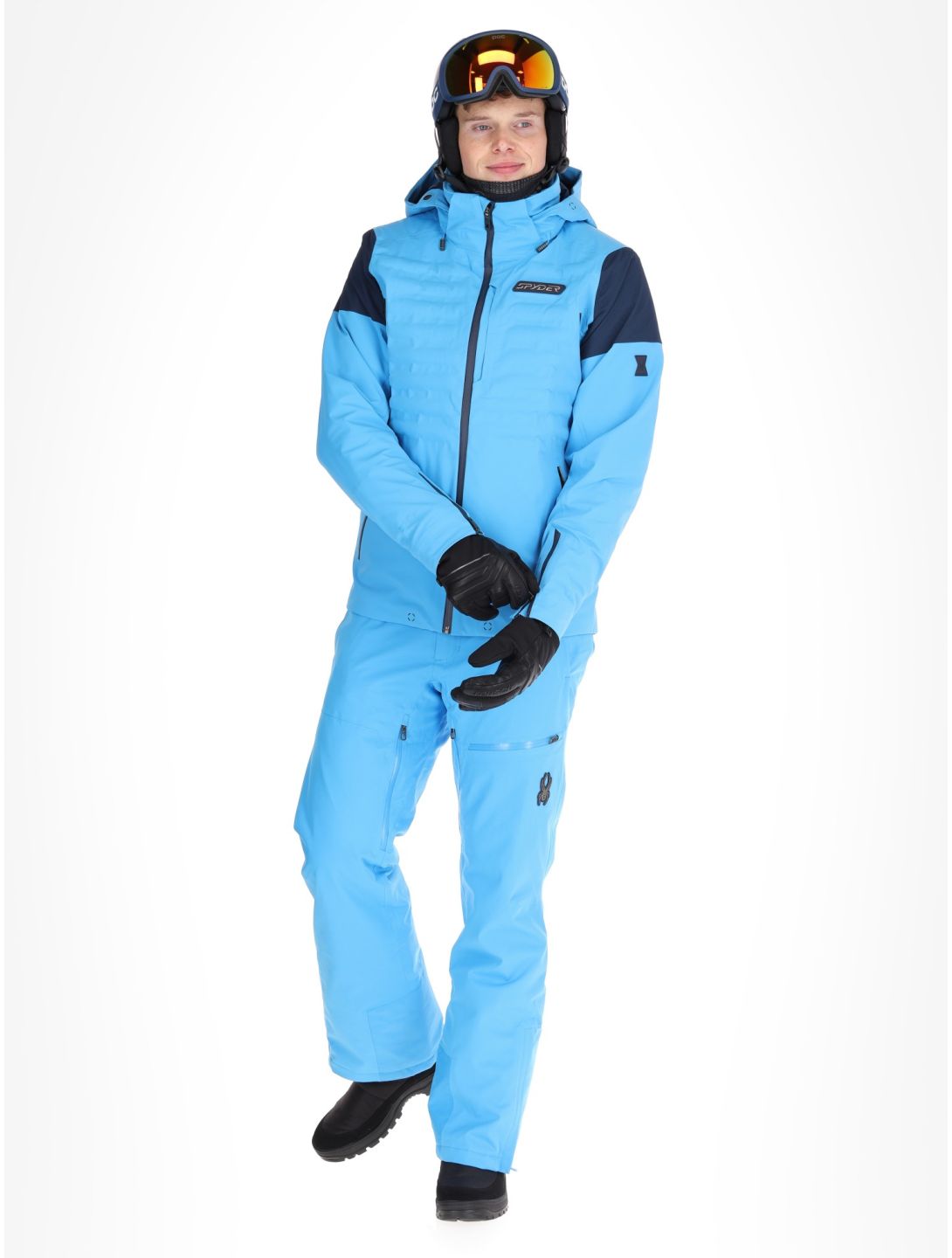 Spyder, Pinnacle ski jacket men Aether Blue blue 