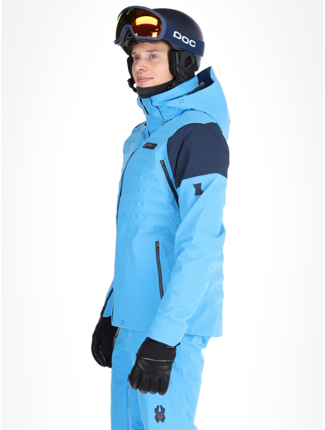 Spyder, Pinnacle ski jacket men Aether Blue blue 