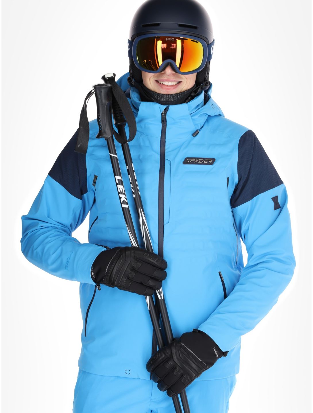 Spyder, Pinnacle ski jacket men Aether Blue blue 