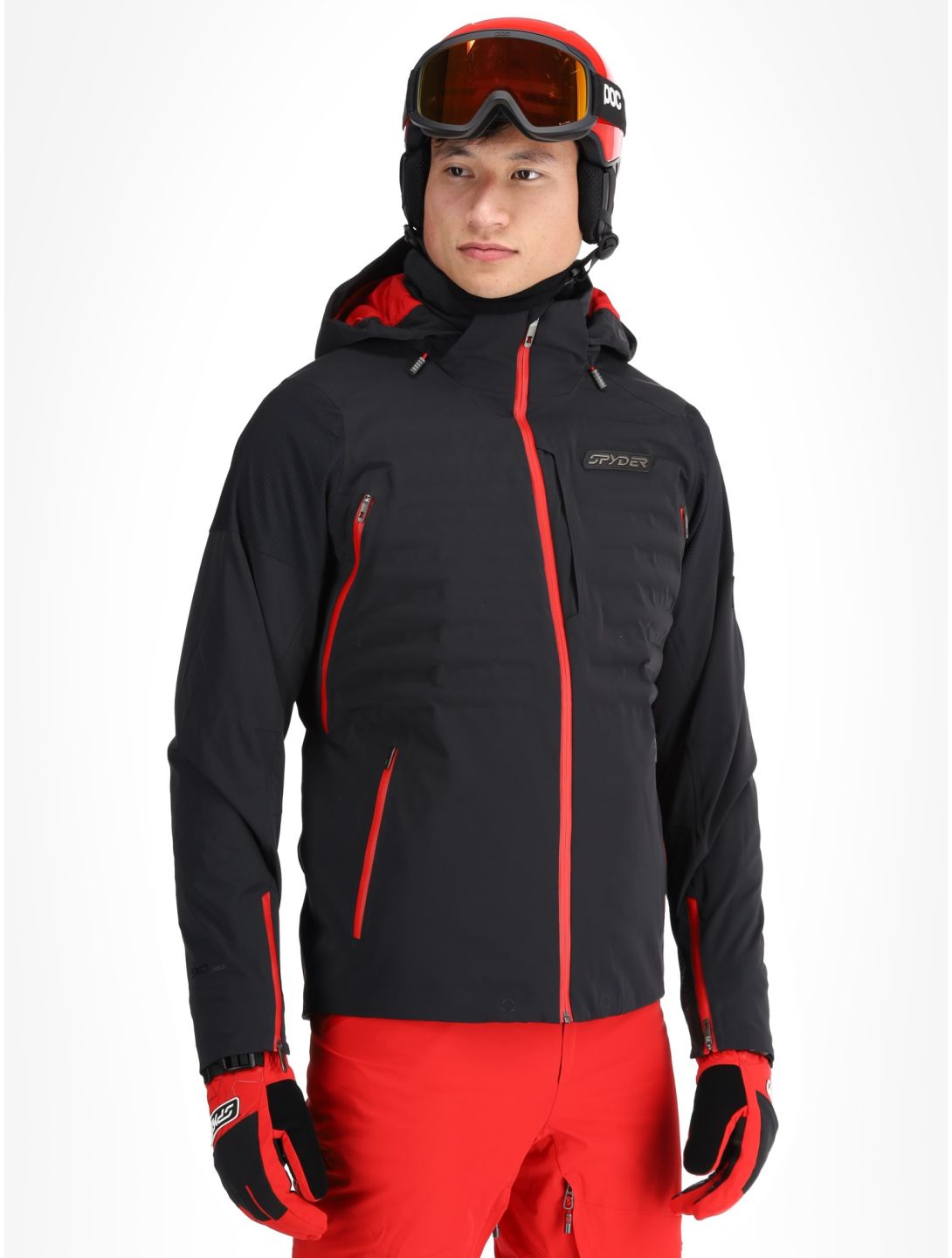 Spyder, Pinnacle ski jacket men Black black 