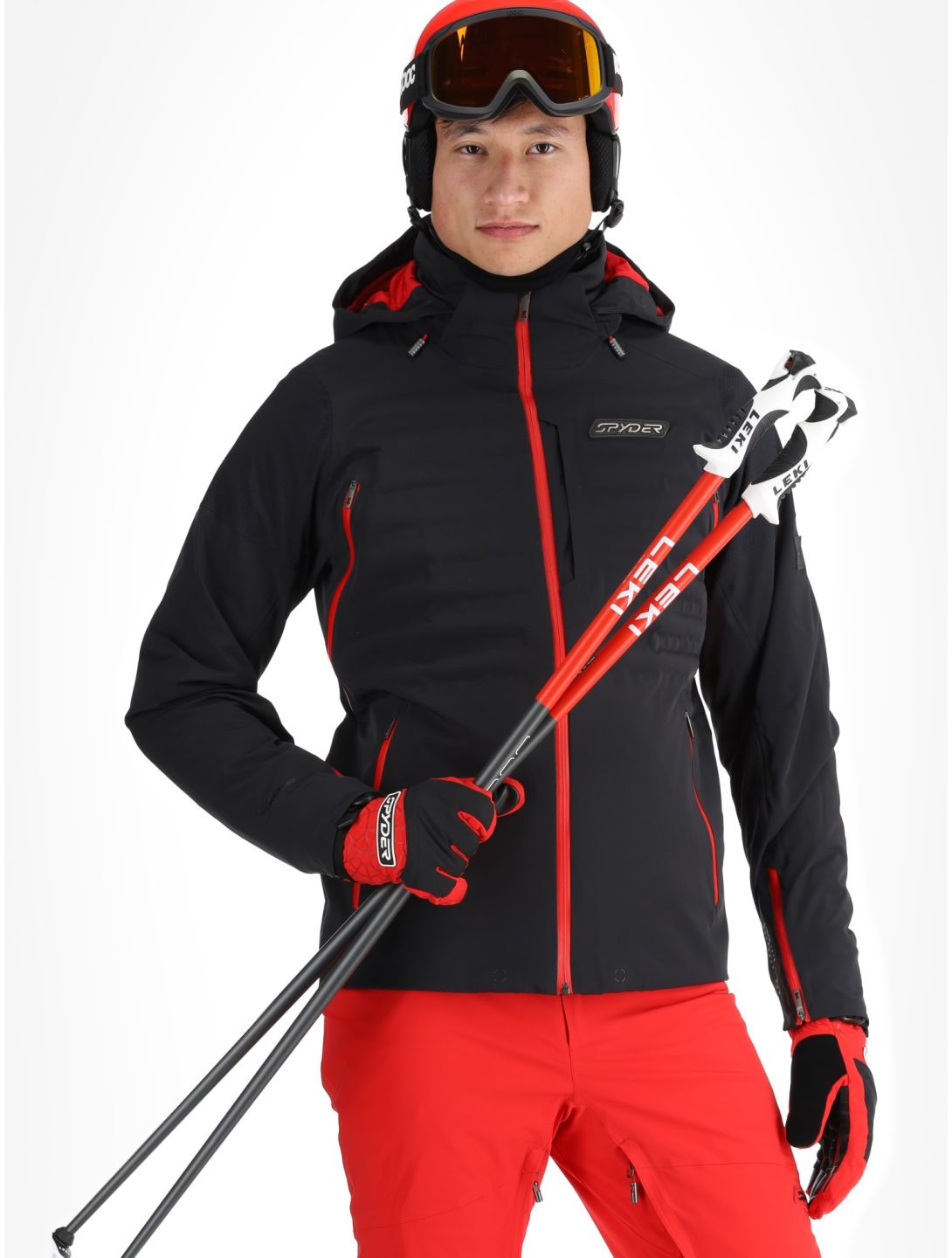 Spyder, Pinnacle ski jacket men Black black 