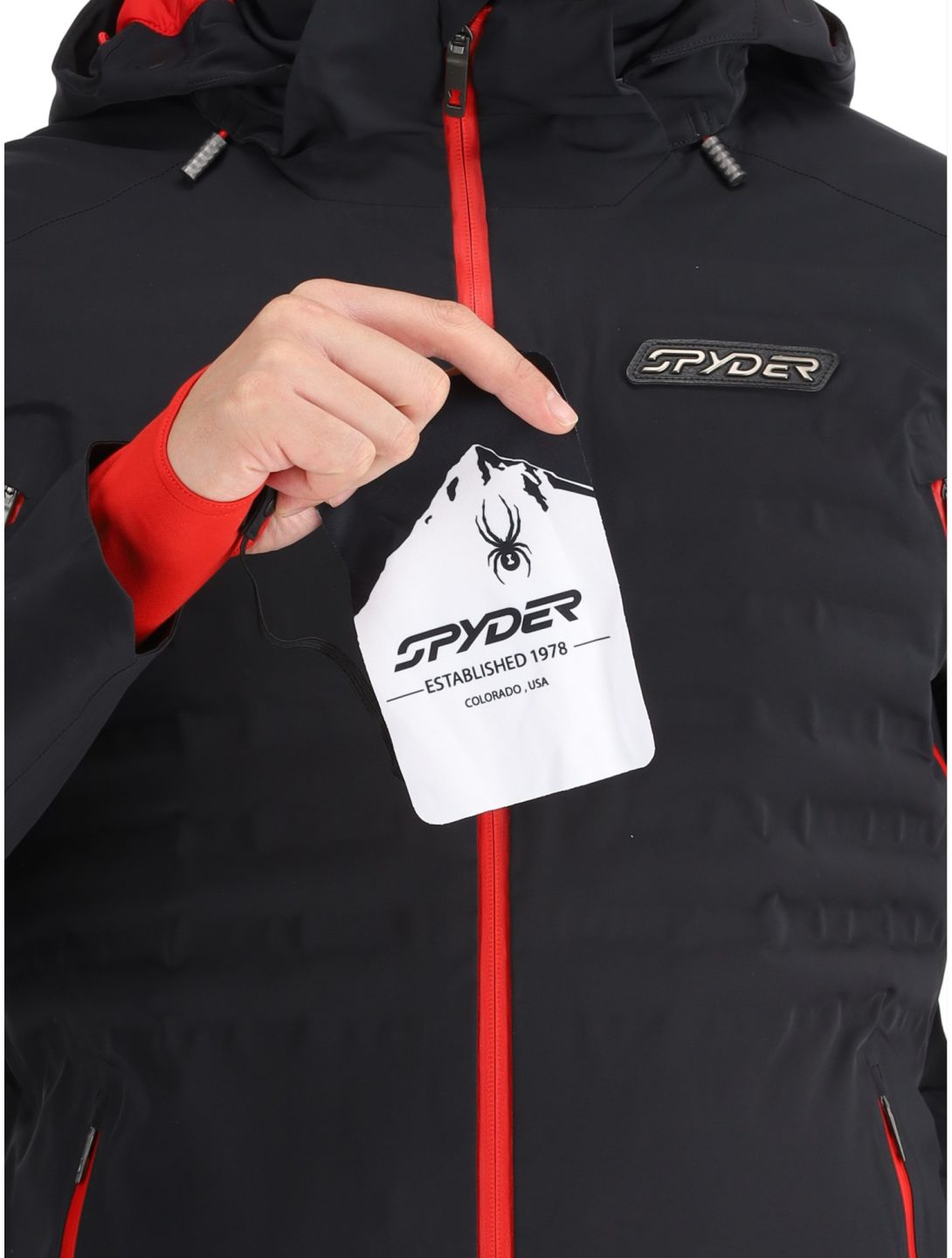 Spyder, Pinnacle ski jacket men Black black 