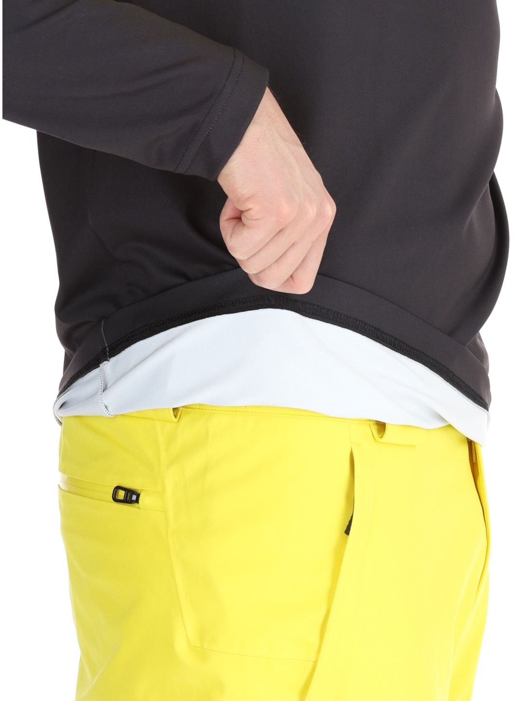 Spyder, Podium 1/2 Zip pullover men Acid Yellow black, yellow 